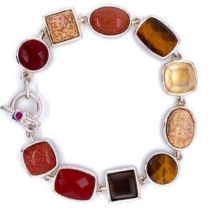 925 Sterling Silver Toggle Bracelet